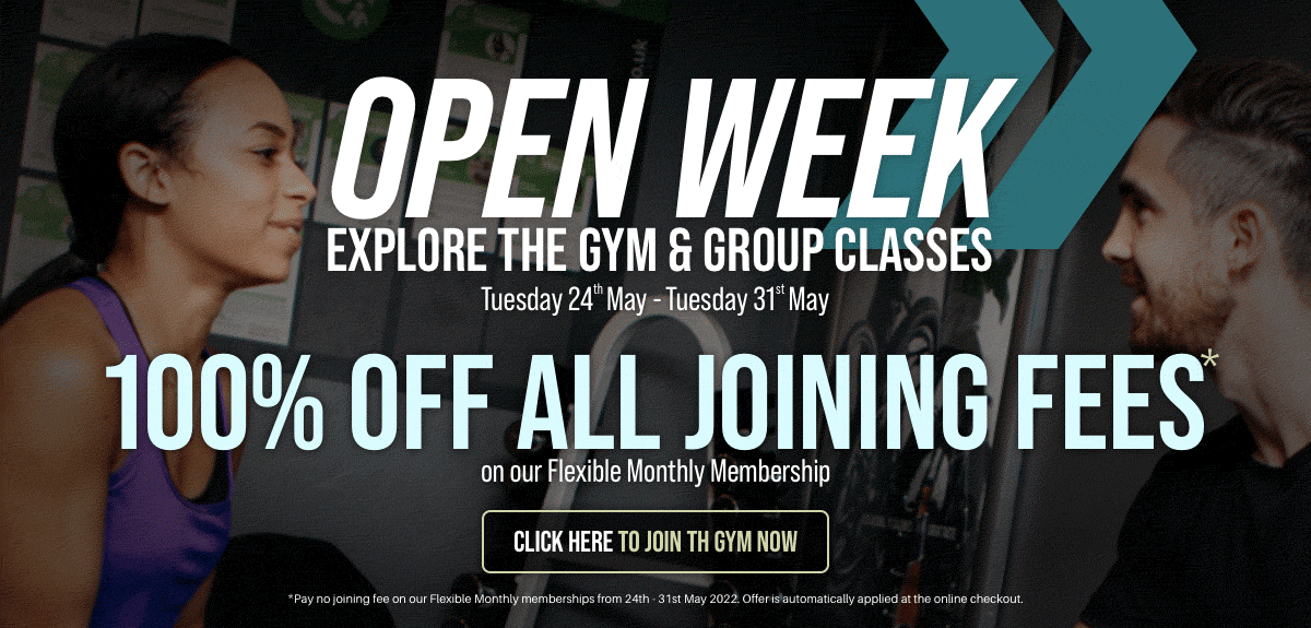 Open Week - No Joining Fees Local Gym