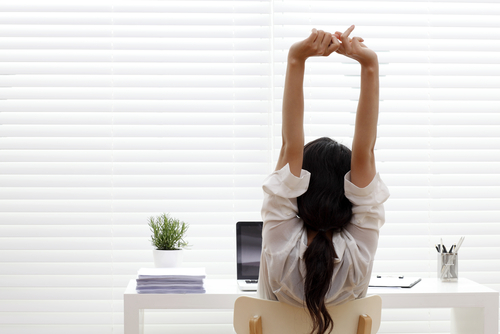 Easy Stretches At Your Desk
