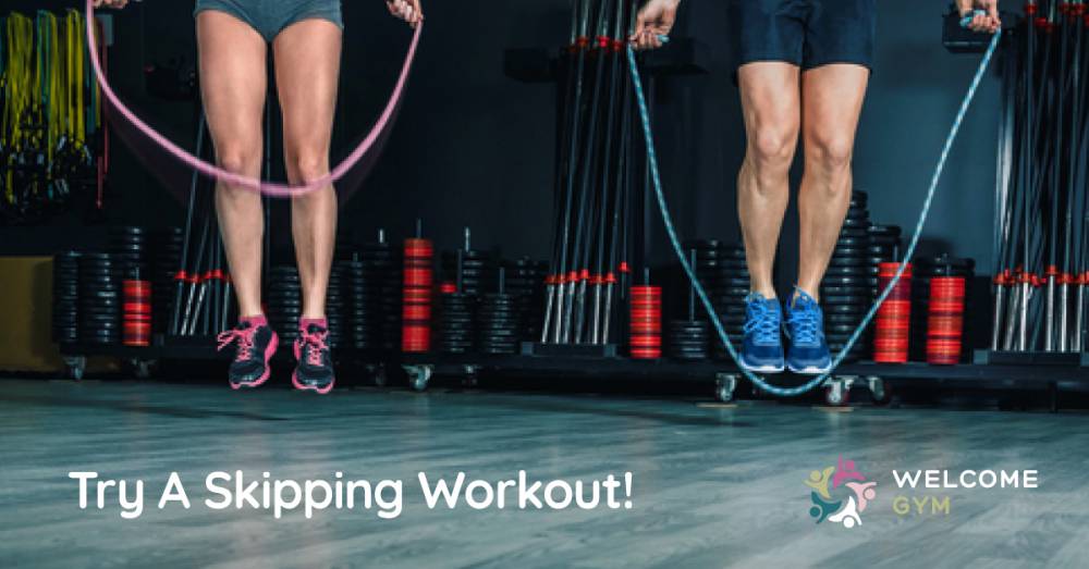 At home skipping workout top