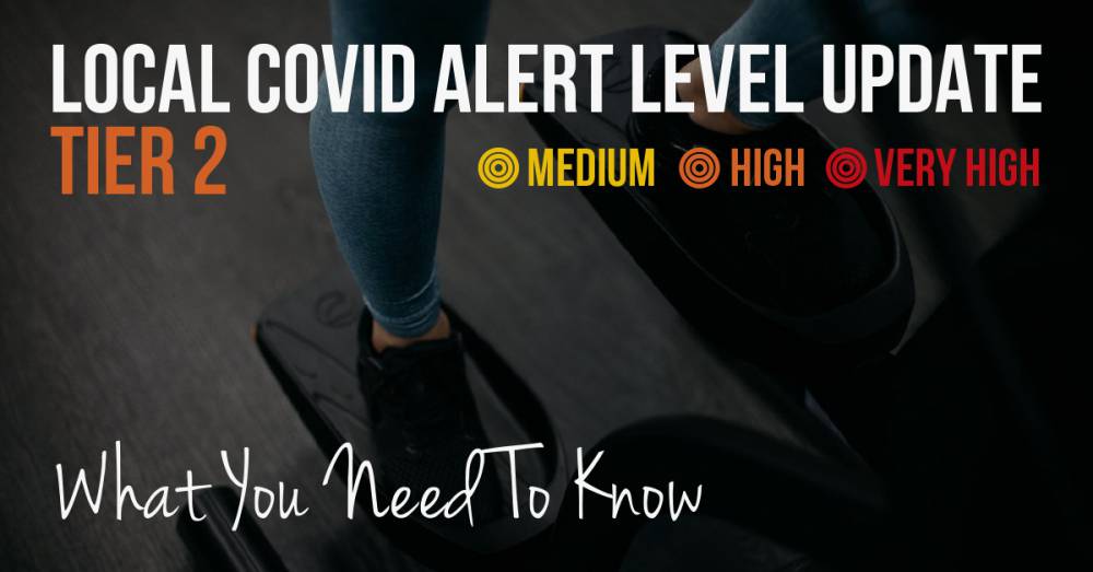 Tier 2 COVID Alert Level UPDATE - What You Need To Know
