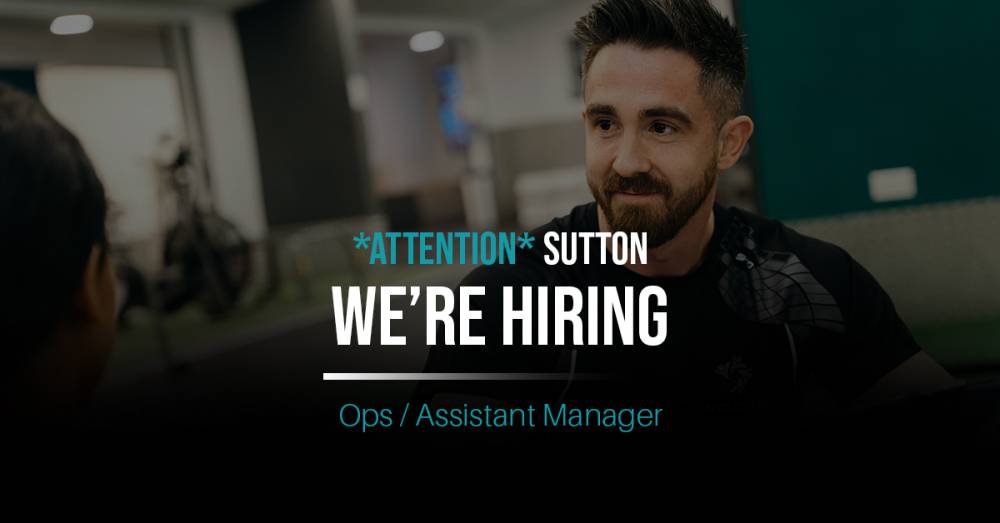 Attention Sutton - We're Hiring